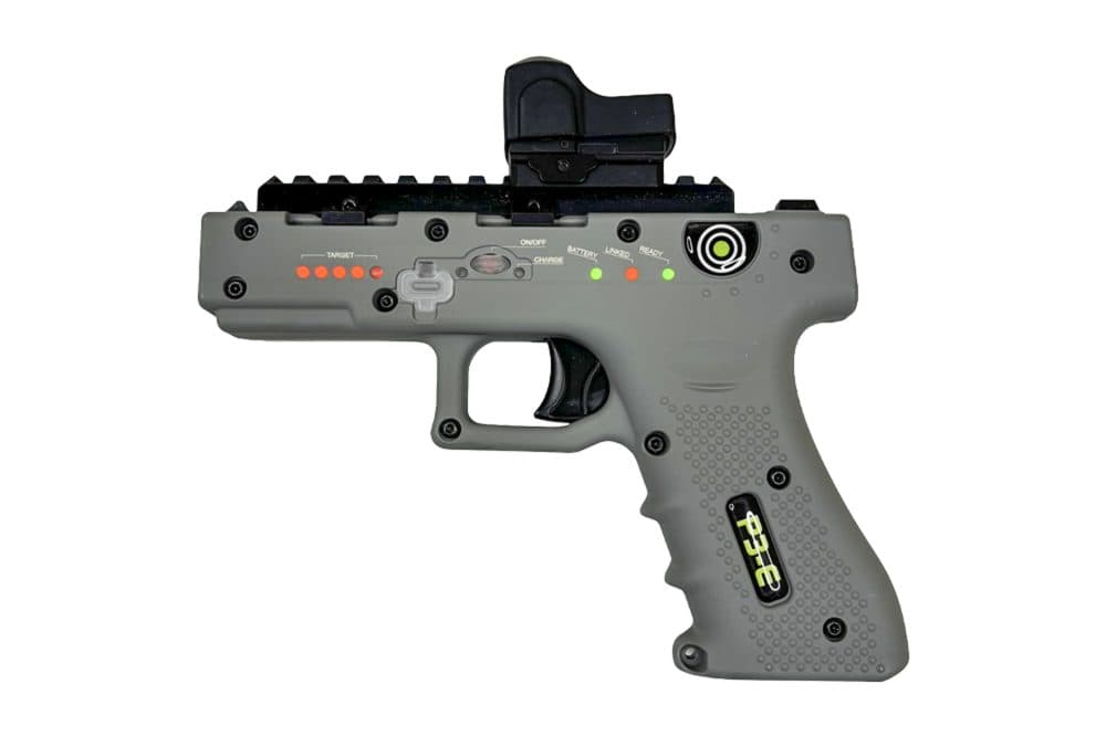 P3-E Kamera pistol Set (EcoAims Anzeigeeinheit, Rot dot Visierung, ELT550 & TAR100/60L Ziele) Bild 5